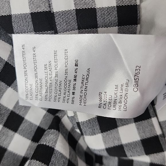 Free People Florence Checkered Crop Flare Pants - Picture 10 of 10